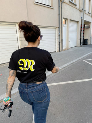 Miranda Black T-shirt / Green